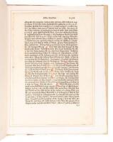 An Original Leaf from the Polycronicon printed by William Caxton at Westminster in the Year 1482: The Life and Works of William Caxton, with an historical reminder of fifteenth century England by Benjamin P. Kurtz together with a Note on the Polycronicon 