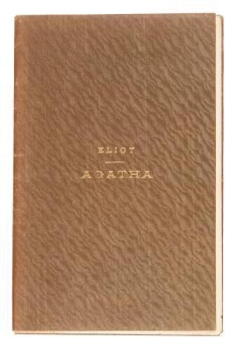 Agatha - Thomas Wise forgery