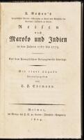 Reisen nach Maroko und Indien in den Jahren 1767 bis 1773. Aus dem Franzosischen Auszugweise übersetzt. Mit einer Zugabe herausgegeben von T.F. Ehrmann