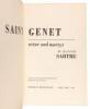 Saint Genet: Actor and Martyr - signed - 4