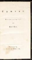 Egmont. Trauerspiel von G&ouml;the