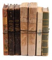 Five titles of American literature in seven volumes and three foreign languages