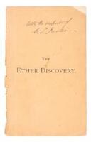 Report to the House of Representatives of the United States of America, Vindicating the Rights of Charles T. Jackson to the Discovery of the Anaesthetic Effects of Ether Vapor and Disproving the Claims of W. T. G. Morton to that Discovery