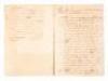 Manuscript regulations for holding a slave auction
