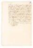 Manuscript documentation of a slave auction in Cuba, with a list of slaves and their owners