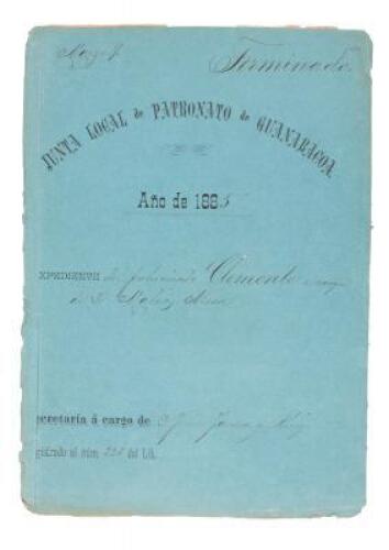 Manumission Expediente/Portfolio for a black male slave, Clemente, claiming his freedom