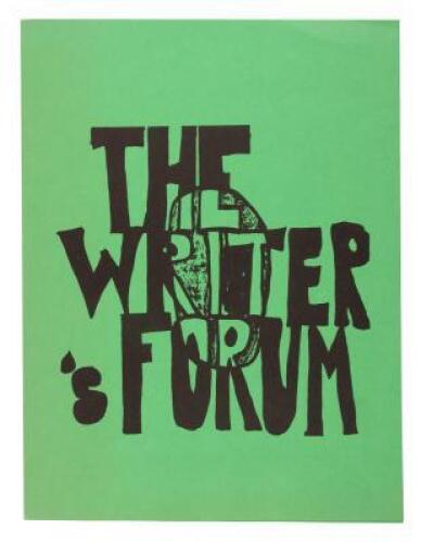 The Writer's Forum - inscribed