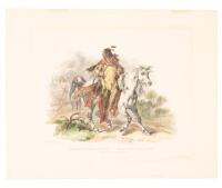 A Blackfoot Indian on Horse-back