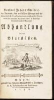 Abhandlung von Blutfl&uuml;ssen. [Bound with] Allgemeine anleitung zur Vorbeugung sowohl als zur Heilung der Hundwuth