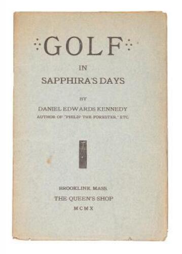 Golf in Sapphira's Days