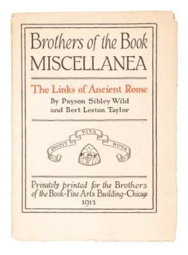 Brothers of the Book Miscellanea: The Links of Ancient Rome