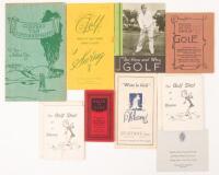 Ten bits of golf ephemera