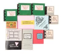 Thirteen miniature books from Editions Press