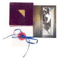 Three miniature artists' books by Alisa J. Golden from Never Mind the Press