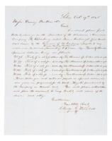 Letter by a Massachusetts shipping magnate about his sale of a ship to the Russian American Company at "New Archangel" (Sitka), Alaska