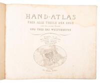 Hand-Atlas über alle theile der erde nach dem neuesten Zustande und über das WeltgebŠude