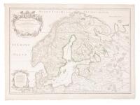 La Scandinavie, et les Environs ou son Les Royaumes de Suede, de Denmarck et de Norwege: divis&eacute;s en leurs principales Provinces. Par le Sr. Sanson...