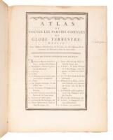 Atlas de toutes les parties connues du globe terrestre: Dressé pour l'Histoire philosophique et politique des établissmens et du commerce des Européens dans les deux Indes