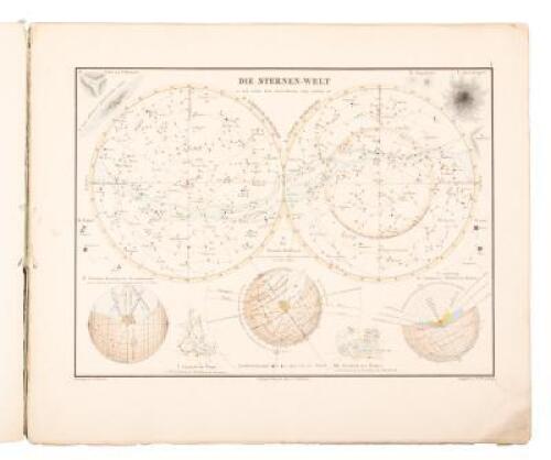 Atlas zu Alex. v. Humboldt's Kosmos in 43 colorirten Tafeln mit erläuterndem Text