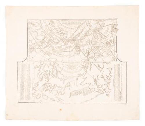 Carte des Nouvelles Découvertes dressée par Phil. Buache Pr. Géogr? du Roi présentée à l'Acad? des Sciences le 9 Aout 1762...[on sheet with] Extrait d'une Carte Japonoise de l'Univers apportée en Europe par Kæmpfer et deposée dans le cabinet de feu Mr. Ha