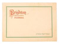 Brighton: Nature's Gift to Florida. A Curtiss-Bright Property (wrapper title)
