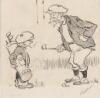 Seven original cartoon drawings from original magazine version of A.W. Tillinghast's Cobble Valley stories - 3