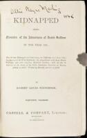 Kidnapped. Being Memoirs of the Adventures of David Balfour in the Year 1751...