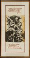 Coyote Now - suite of six framed Artist's Proofs