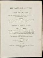 Genealogical History of the Stewarts, from the Earliest Period of Their Authentic History to the Present Times