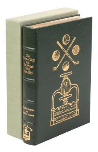 The Game of Golf and the Printed Word: A Bibliography of Golf Literature in the English Language