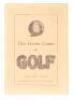 This Hectic Game of Golf