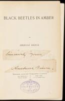 Black Beetles in Amber - with clipped signature