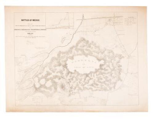 Survey of the Line of Operations of the U.S. Army, under the Command of Major General Winfield Scott. on the 19th & 20th of August 1847