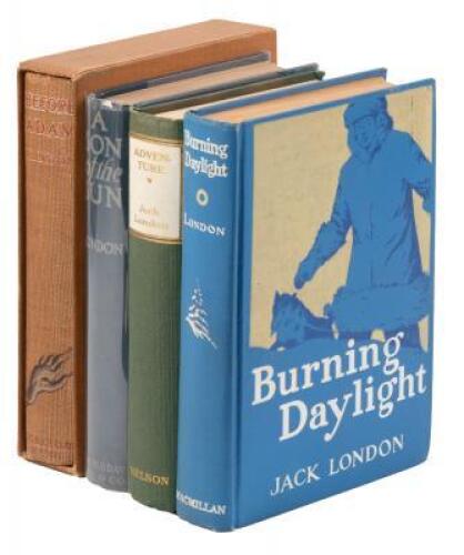 Lot of four Jack London books 1907-1912, First Editions