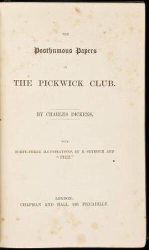 The Posthumous Papers of The Pickwick Club