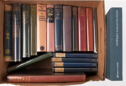 19 volumes by Edith Wharton with bibliography