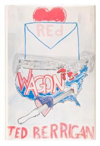 Red Wagon - inscribed