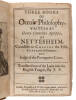 Three books of occult philosophy, written by Henry Cornelius Agrippa, of Nettesheim, counseller to Charles the Fifth, Emperor of Germany: and judge of the Prerogative Court. Translated out of the Latin into the English tongue, by J.F. - 3