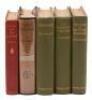 Five volumes of H.G. Wells