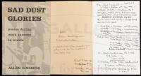Two poetry booklets by Ginsberg, inscribed with extensive notes and a drawing