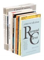 Ten volumes about Raymond Carver signed by authors and contributors