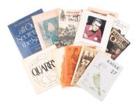 Twelve journals, magazines, and anthologies featuring the work of Raymond Carver