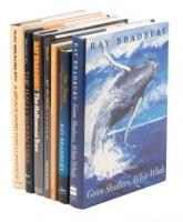 Seven signed volumes of Ray Bradbury