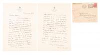 Handwritten letter by Willa Cather