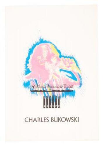 Silkscreen poster of Charles Bukowski
