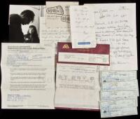 Small collection of mail sent to Peter Orlovsky by Allen Ginsberg and others