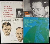 Four LP records of poets reading their poetry