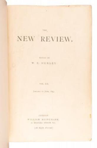 The Time Machine [in] The New Review Vol. XII, January to June, 1895