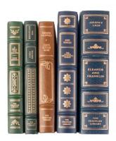 Five volumes Franklin Library Editions