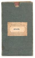 Map of the kingdoms of Spain and Portugal, including Algarve. 
Describing the post roads, their stations and distances, chains of mountains and military passes, likewise the places of the principal actions, during the late campaigns in the peninsula